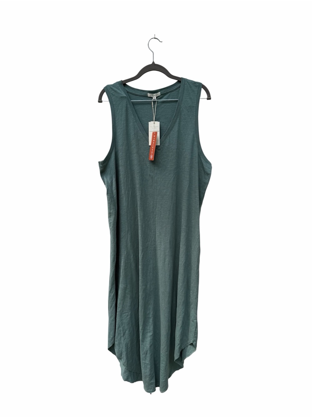 Z- Supply Reverie Sleeveless V-Neck Midi Dress in Sea Pine NWT XL - Picture 2 of 6